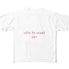 ミヤさんのnice to meet you フルグラフィックTシャツ