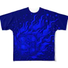 kumainchouのOgress 青 All-Over Print T-Shirt