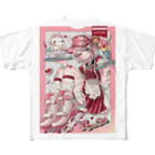 すざく君の家のねこねこ All-Over Print T-Shirt