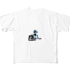 ETOWA_TOWAの未来都市の監視センターで働くルクス All-Over Print T-Shirt