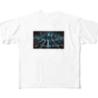 ETOWA_TOWAの未来都市の停電 All-Over Print T-Shirt