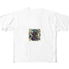 J-traditionの未来剣士BENKEI All-Over Print T-Shirt