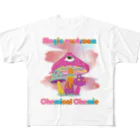 chemical_chemieの夢見るキノコ フルグラフィックTシャツ