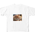 ねむねこのお店のふさふさねこ All-Over Print T-Shirt