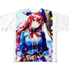 桜音のパイレーツ⭐︎船長⭐︎海賊 All-Over Print T-Shirt