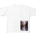 nightwalkerのパリのパッサージュ All-Over Print T-Shirt