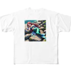 ぴよぴよショップの人魚姫のお昼寝 All-Over Print T-Shirt