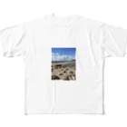 G-EICHIS_Groupの夏の海岸 フルグラフィックTシャツ