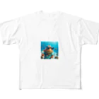 sho24の魚おじさん All-Over Print T-Shirt