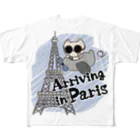 sari'sのArriving in Paris All-Over Print T-Shirt