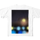 aero_acidのネオンライト・ミッドナイト All-Over Print T-Shirt