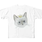 K-chanzのCAT_CROWN フルグラフィックTシャツ