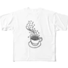 A-Kdesignのcoffee day① フルグラフィックTシャツ