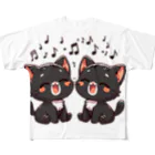 チェリモヤのねこコーラス 07 All-Over Print T-Shirt