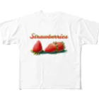 Fruit Fruit Fruit!!!のstrawberry All-Over Print T-Shirt