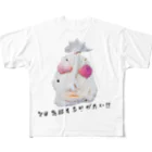 Keiko_Naoko-Art-Japanの海王 ポセイドン（ロゴ入り）その気持ち ありがたい All-Over Print T-Shirt