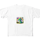 Happy Timeの恐竜くん All-Over Print T-Shirt