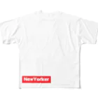 brwild7のニューヨーカー入浴（風呂） All-Over Print T-Shirt