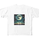 KIglassesのHarmony of the Starry Sky - 星空の調和 フルグラフィックTシャツ