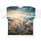 taryoセレクションの 静寂の海外風景 フルグラフィックTシャツ