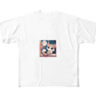 rinngの目が可愛い猫グッズ All-Over Print T-Shirt