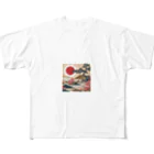 横里沙里の和の彩り All-Over Print T-Shirt