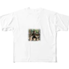 cache2445の鍛えているサル All-Over Print T-Shirt