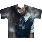 やるか、やらぬか？本人次第の少女に取り憑く者 All-Over Print T-Shirt