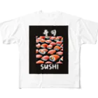 M-Y-Hの外国人に人気の寿司 All-Over Print T-Shirt