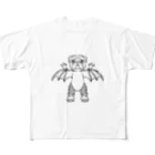 へっぽこデザインの大怪獣パグラ All-Over Print T-Shirt
