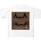 nanaronnicoronのねこのひげあつめ。どあっぷーず　きじとら フルグラフィックTシャツ