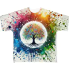 pyoromalの絵具が垂れちゃった・・・ All-Over Print T-Shirt