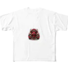 hrgmzkのバイソン グラフィック Tシャツ All-Over Print T-Shirt