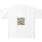 miho0807の可愛い動物 All-Over Print T-Shirt