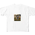 tabi555のそらとぶ犬 All-Over Print T-Shirt