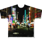 hairinksの歌舞伎町 フルグラフィックTシャツ