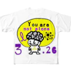 NPO法人 Purple Codeのむらさき のうさま All-Over Print T-Shirt