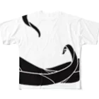 触手マンの触手に巻かれてるTシャツ All-Over Print T-Shirt