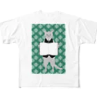 Amiの司書猫 ロシアンブルー All-Over Print T-Shirt