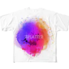 とりぷしんハウスのSPLATTER フルグラフィックTシャツ