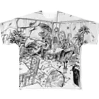 jagged_teethのinvocation All-Over Print T-Shirt