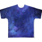 YukapasaのGalaxy Blue フルグラフィックTシャツ