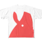 くりぷ豚 (くりぷとん) 公式のくりぷ豚 デカピンクアイコン All-Over Print T-Shirt