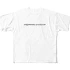 utage_everydayの言語の架け橋 All-Over Print T-Shirt