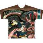 アズペイントの浮世絵　オロチ All-Over Print T-Shirt