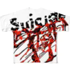 ryoryo1108のsuicide t-shirt  フルグラフィックTシャツ