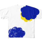 やっぱり青が好きのKUMO コンビ All-Over Print T-Shirt