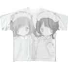 「ごめん々ね 」と言っの電腦蚕姿 フルグラフィックTシャツ