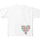 ossoのハートの街並 All-Over Print T-Shirt