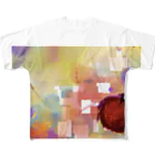 St.SKのPastel Apple All-Over Print T-Shirt